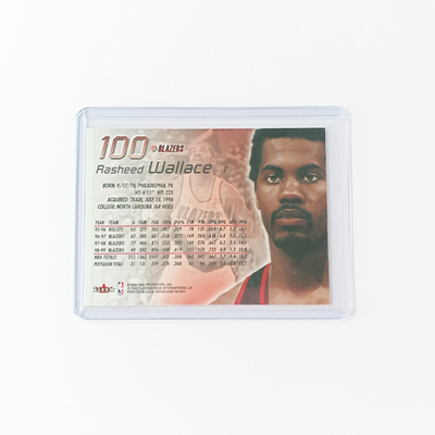 Porta carte rigido in pvc 3x4 con caricatore dall'alto 35pt porta carte per carte sportive