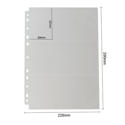 Cancella Mtg 9 Pocket Pages / Portacarte Materiali Cpp Caricamento dall'alto ISO