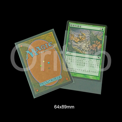 Maniche per carte interne Pokemon Mtg Trasparenti Pp Caricamento dall'alto Dimensioni precise
