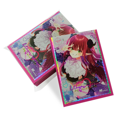 Maniche per carte olografiche brillanti Maniche protettive per ponte senza PVC