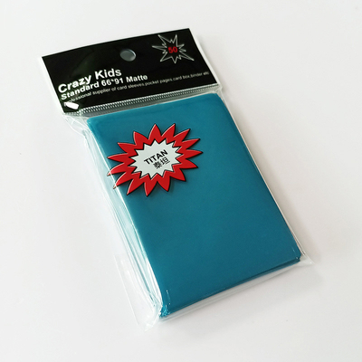 WS Colour Card Sleeves Blu Saldature resistenti Superficie strutturata opaca Manipolazione SGS