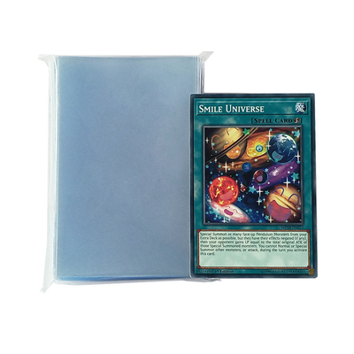 La protezione altamente trasparente della carta del gioco di 7 MERAVIGLIE collega le maniche con un manicotto principali della carta del gioco da tavolo di 67x103mm