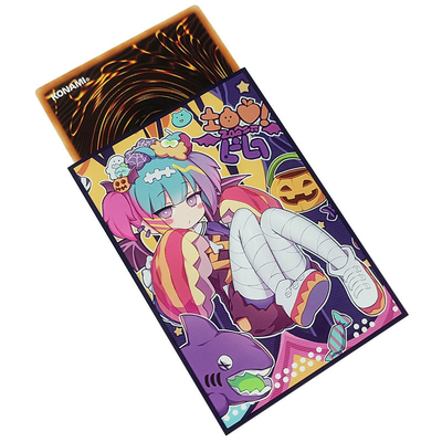 Piccola dimensione stampata su ordinazione di Art Print Game Card Sleeve per i protettori della carta della piattaforma di Yugioh