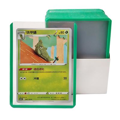 Logo personalizzato Portatore di schede di plastica in PVC Top Loader per la protezione delle schede Heavy Duty 35C