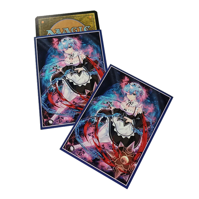 Maniche di carte d'arte personalizzate MTG Ptcg Tcg Maniche di protezione per carte da gioco