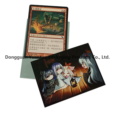 Maniche di carte d'arte personalizzate ️ Stampa a colori, struttura antiscivolo, ideale per MTG, Pokémon, Yu-Gi-Oh!