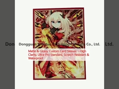 Maniche di carte personalizzate opache e lucide      Alta chiarezza, standard ultra-pro, resistenti agli graffi e impermeabili